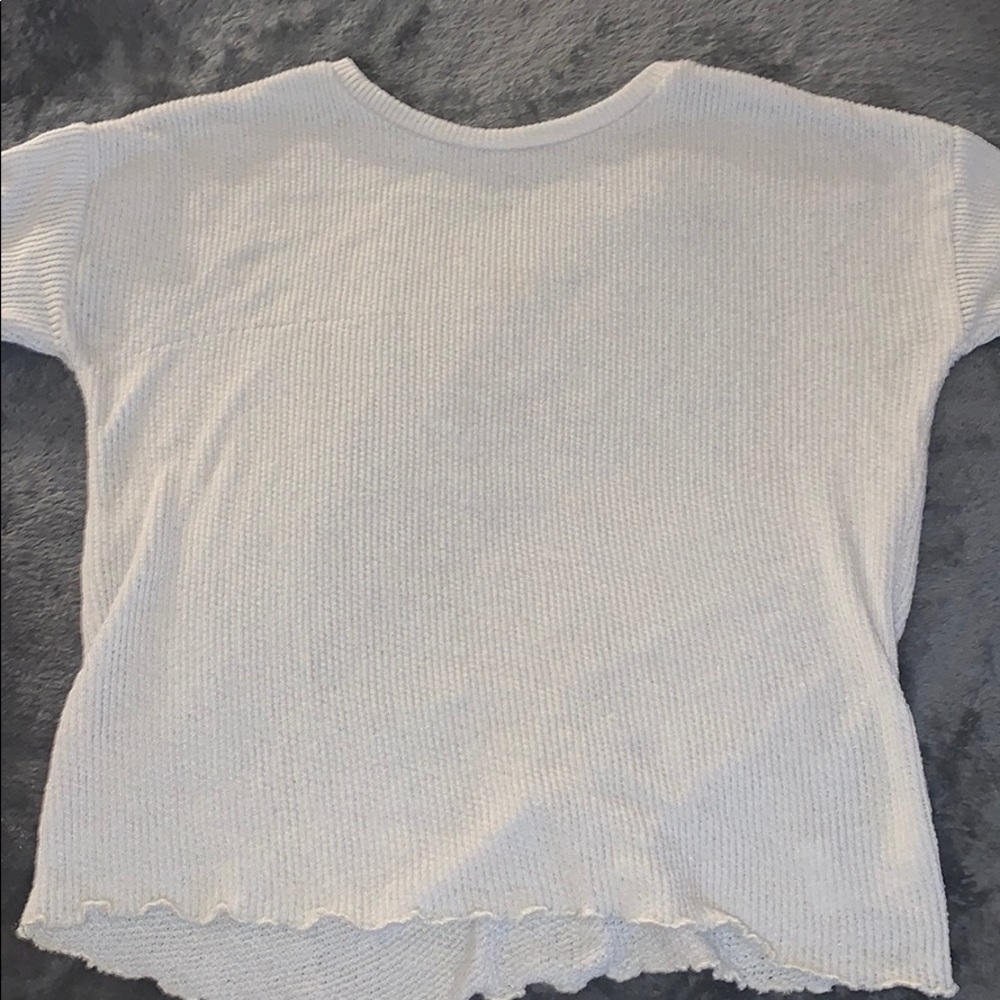 Tan/creamy  American eagle t shirt